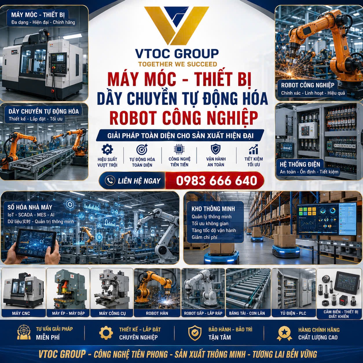 May Moc Thiet Bi Robot