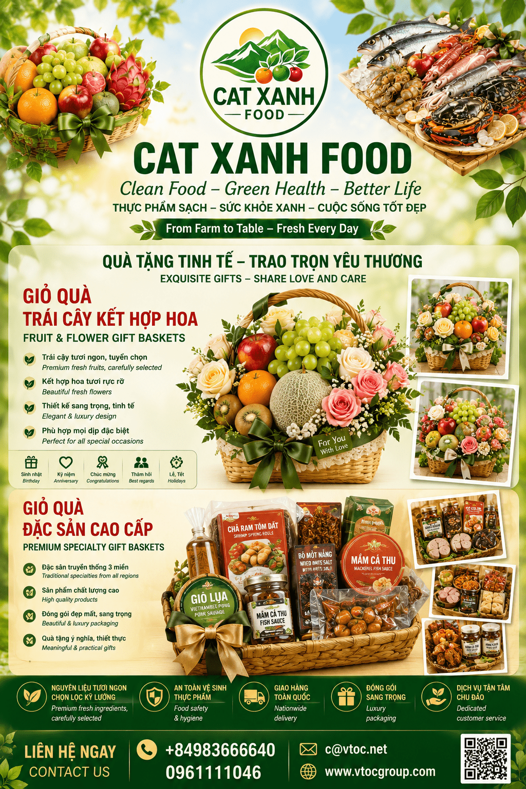 Vtoc Food Gift Box