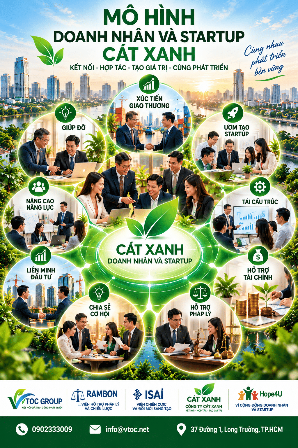 Mo Hinh Doanh Nhan Cat Xanh
